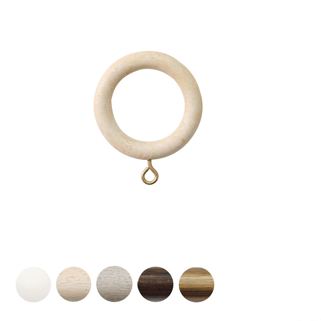 Jones Interiors Cathedral Curtain Pole Ring in Ivory