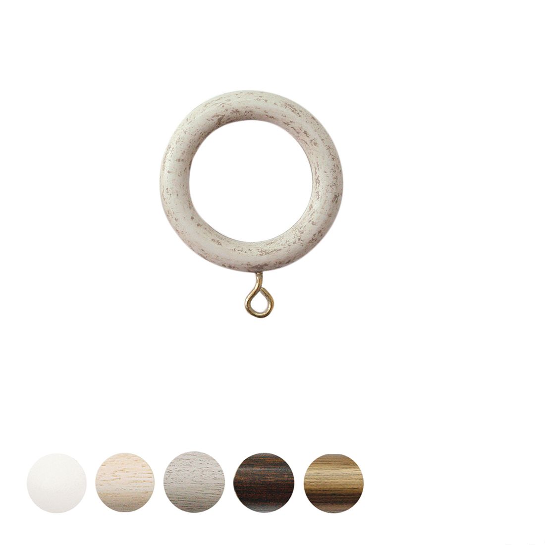 Jones Interiors Cathedral Curtain Pole Ring in Putty