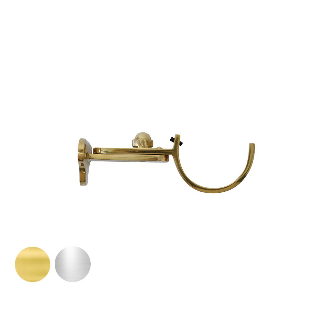 Jones Interiors Adjustable Centre Bracket in Brass (For Florentine, Estate &amp; Oakham Ranges)