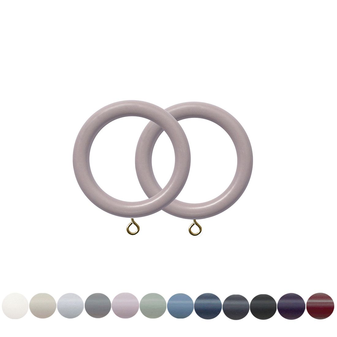 Jones Interiors Estate Curtain Pole Ring in Heather