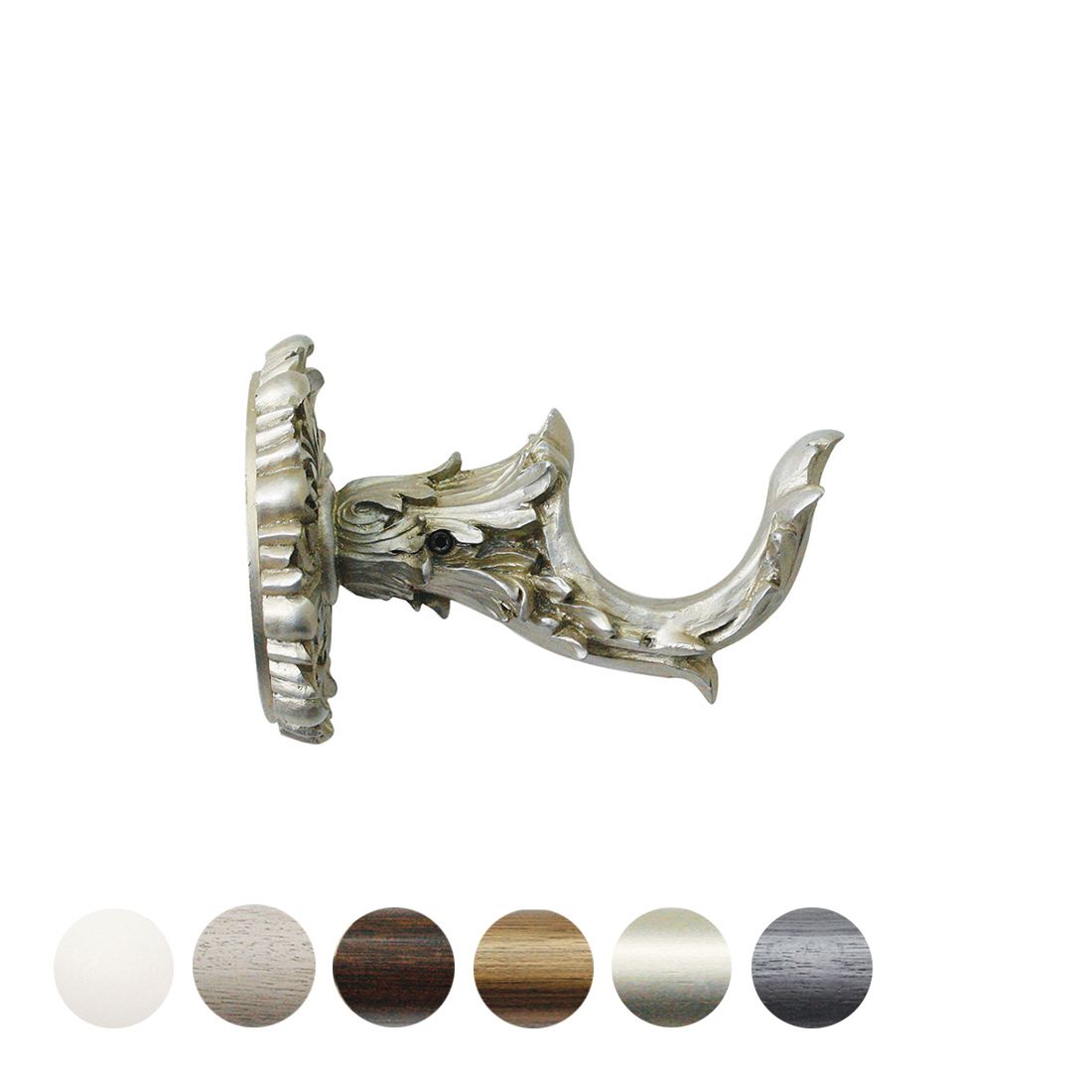 Jones Interiors Florentine Acanthus Bracket in Champagne Silver