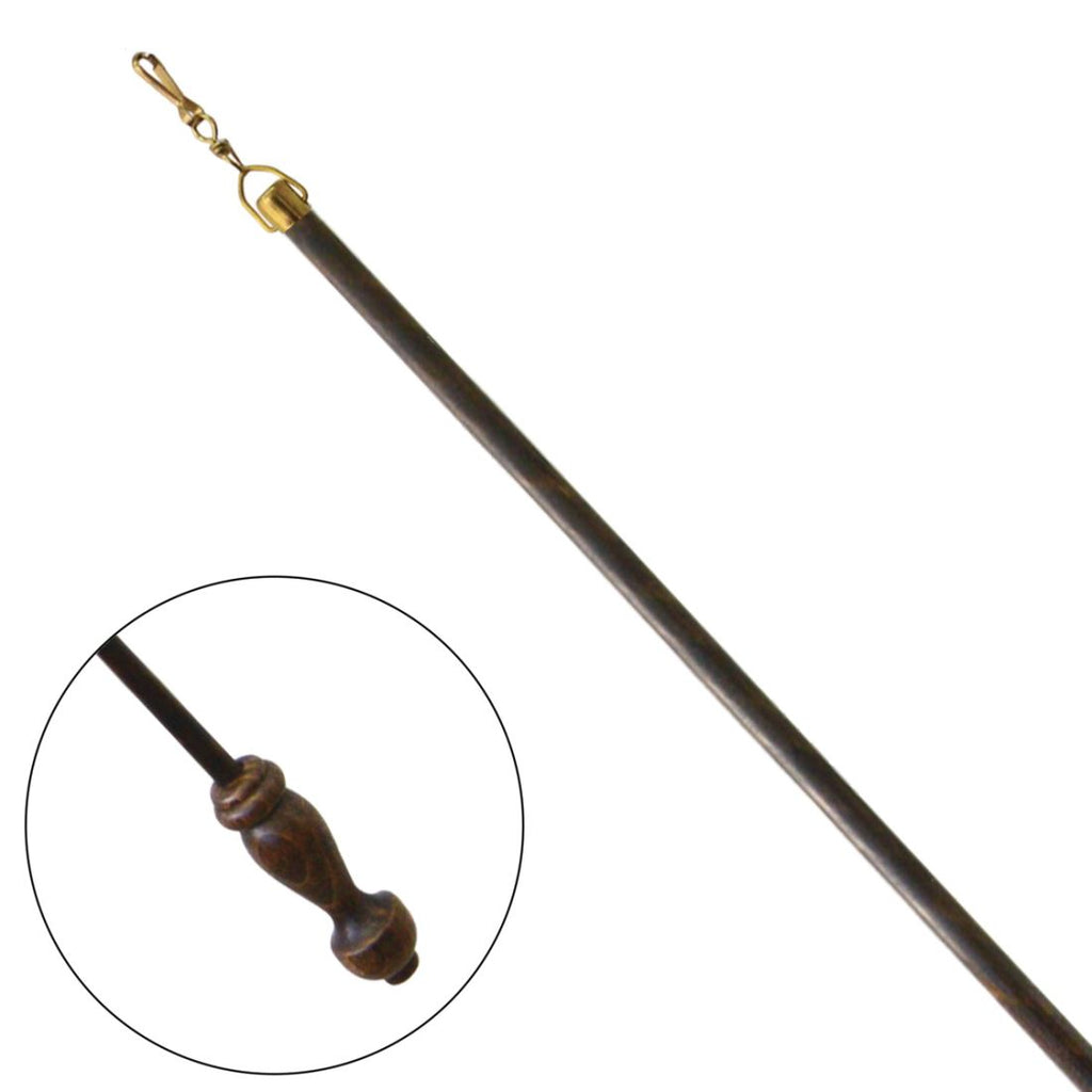 Jones Interiors Hardwick Draw Rod in Oak | Pole Design UK