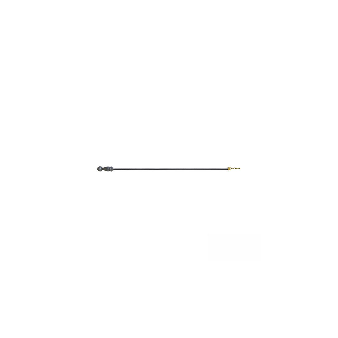 Jones Interiors Florentine Draw Rod in Pewter