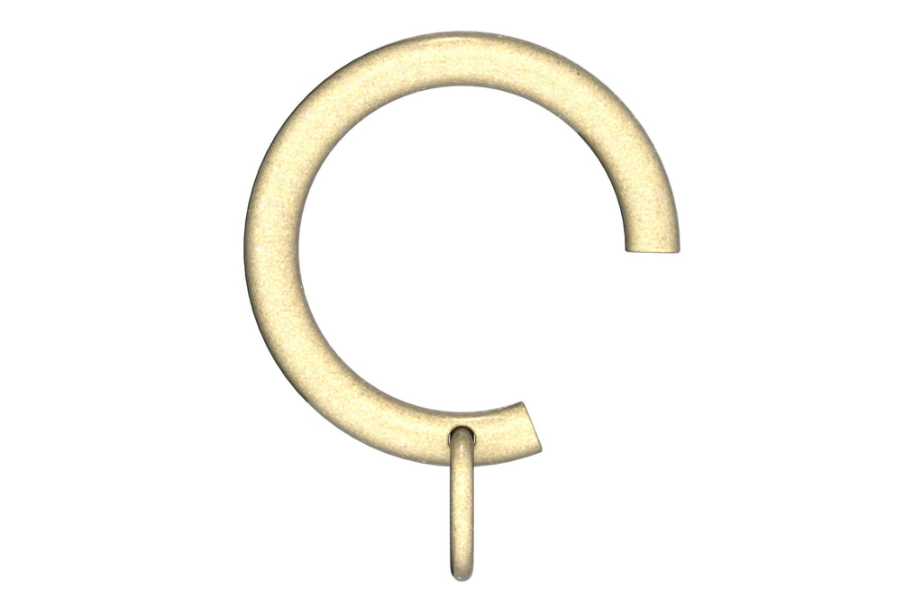 Hallis Arc 25mm Passing Ring Soft Brass | Pole Design UK