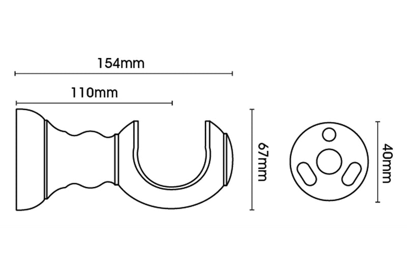 45mm Cup Bracket