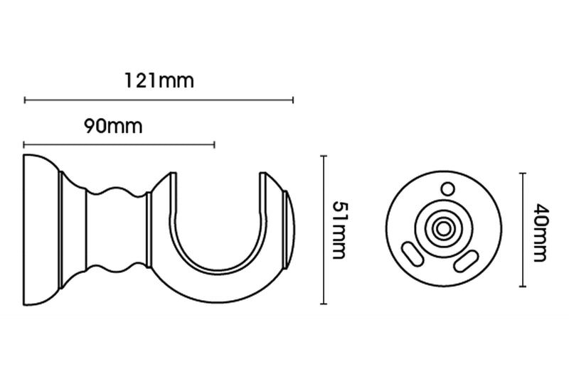28mm Cup Bracket