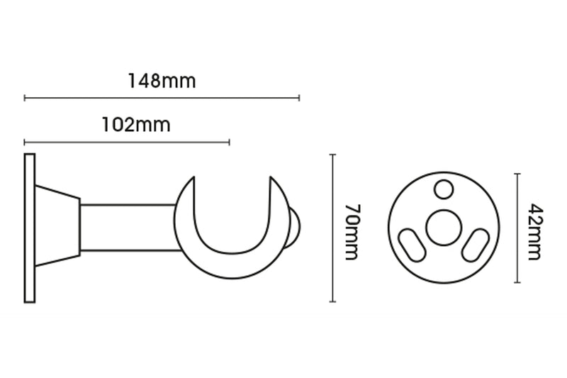 45mm Cup Bracket