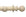 Hallis Modern Country Ball Curtain Pole Set in Brushed Cream