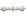 Hallis Modern Country Sugar Pot Curtain Pole Set in Brushed Ivory