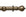 Hallis Modern Country Sugar Pot Curtain Pole Set in Gold Black