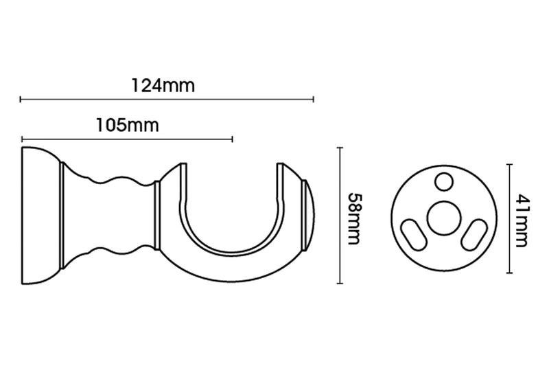 35mm Cup Bracket