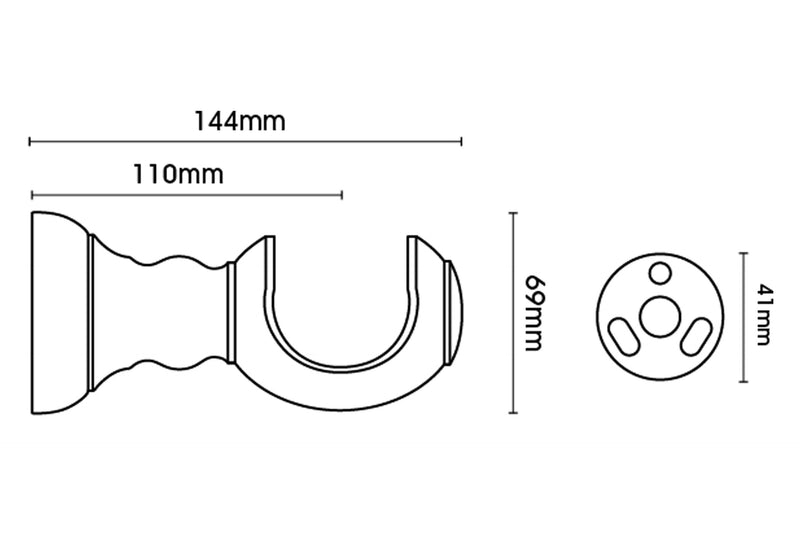 45mm Cup Bracket