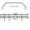 Hallis Neo Chrome End Cap 5-Sided Bay Window Curtain Pole Set shown in 35mm
