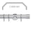 Hallis Neo Chrome Stud 5-Sided Bay Window Curtain Pole Set shown in 35mm