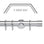 Hallis Neo Chrome Stud 3-Sided Bay Window Curtain Pole Set shown in 35mm