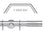 Hallis Neo Chrome Wired Barrel 3-Sided Bay Window Curtain Pole Set shown in 35mm
