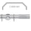 Hallis Neo Chrome Wired Barrel 5-Sided Bay Window Curtain Pole Set shown in 35mm