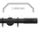 Hallis Neo Matt Black Wired Barrel 5-Sided Bay Window Curtain Pole Set shown in 35mm