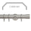 Hallis Neo Stainless Steel Stud 5-Sided Bay Window Curtain Pole Set shown in 35mm