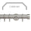 Hallis Neo Stainless Steel End Cap 5-Sided Bay Window Curtain Pole Set shown in 35mm