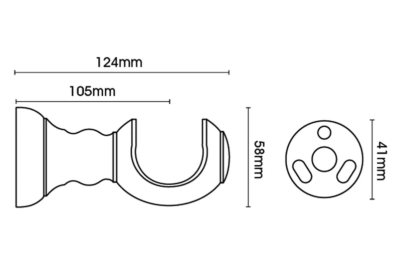 35mm Cup Bracket