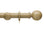 Hallis Origins Ball Curtain Pole Set in Shale