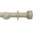 Hallis Origins Disc Curtain Pole Set in Flint Grey