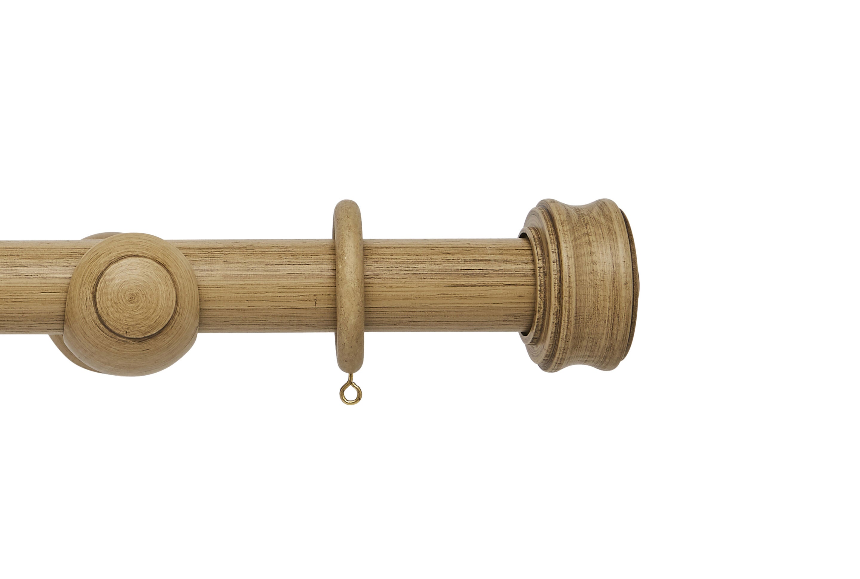Hallis Origins Disc Curtain Pole Set in Shale