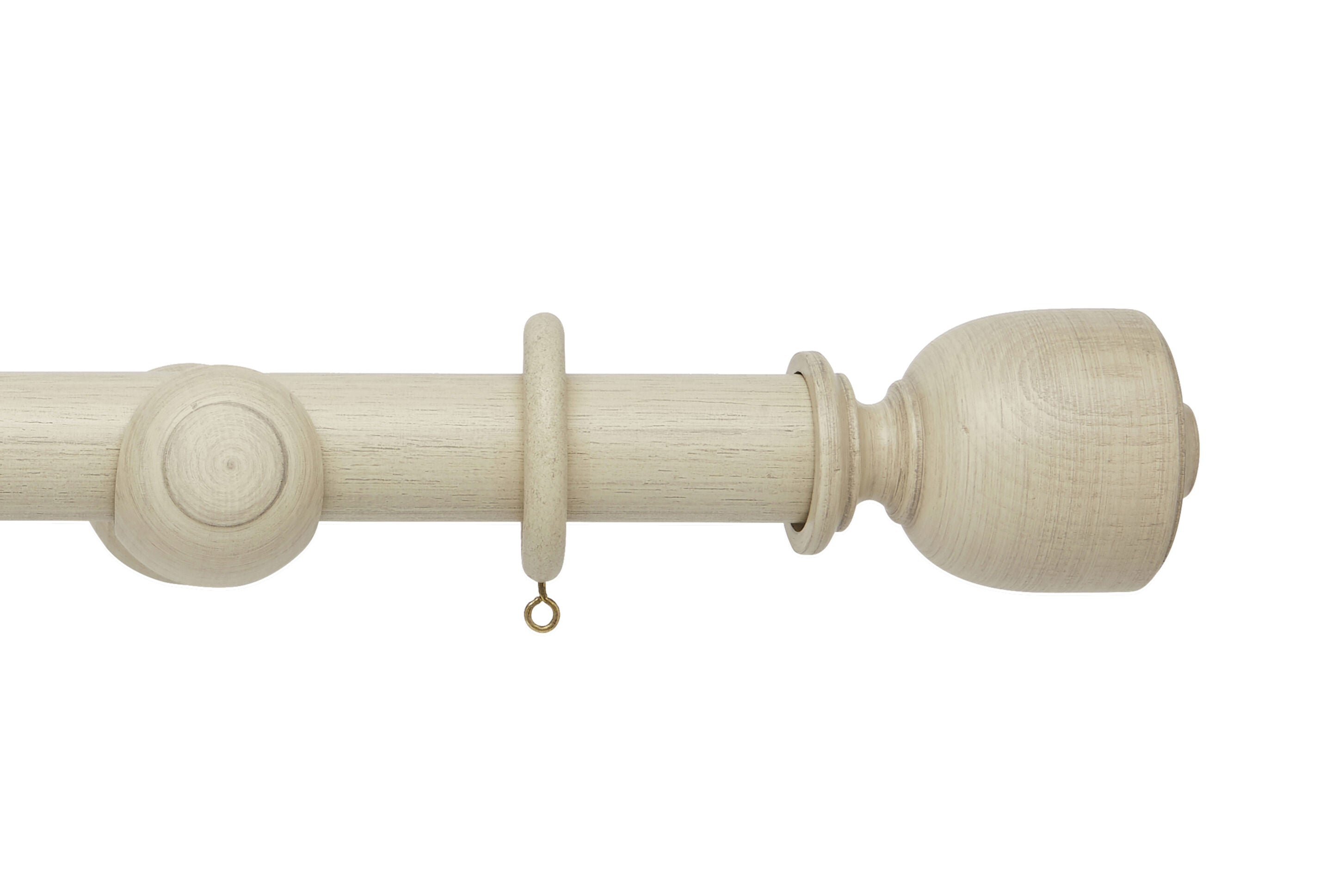 Hallis Origins Tulip Urn Curtain Pole Set in Limestone
