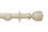 Hallis Origins Tulip Urn Curtain Pole Set in Limestone