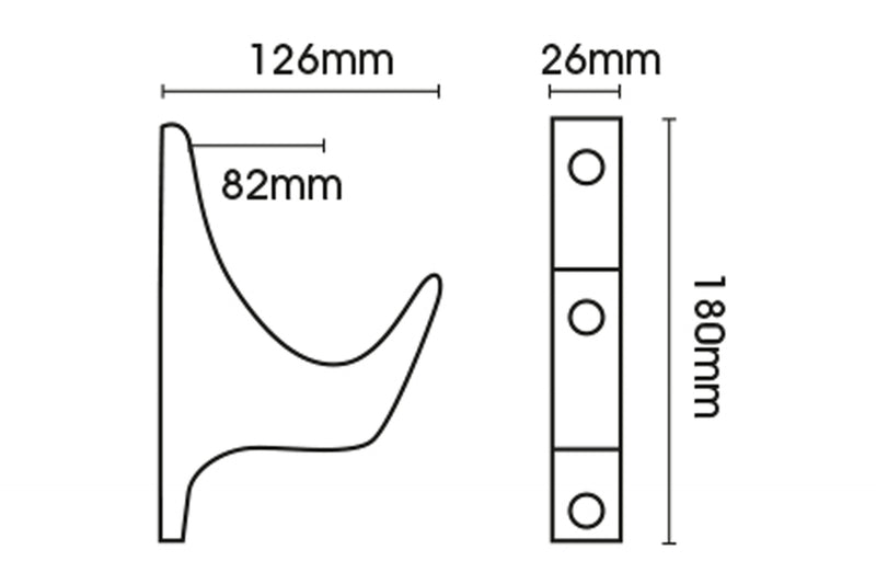 45mm Architrave Bracket
