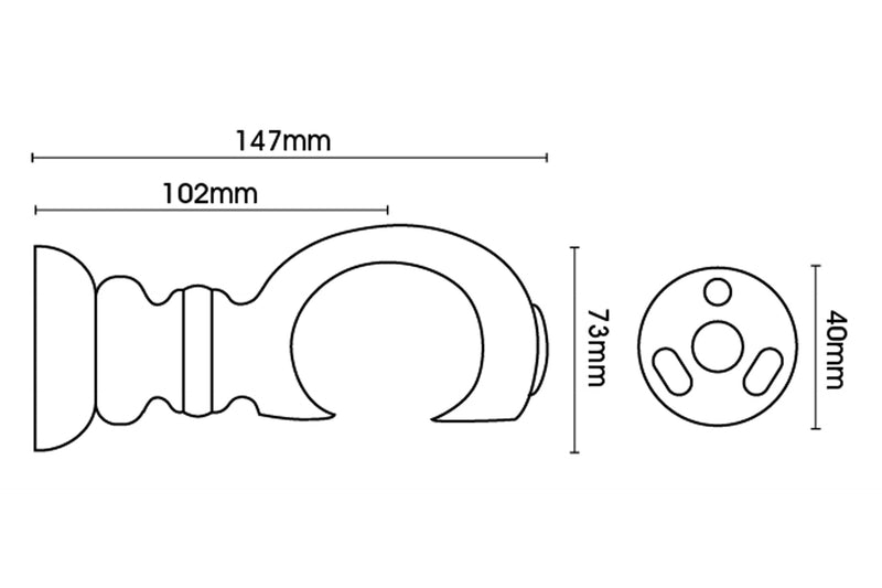 45mm Clasp Bracket