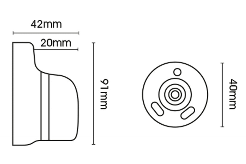 45mm Recess Bracket