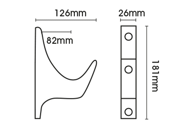 55mm Architrave Bracket