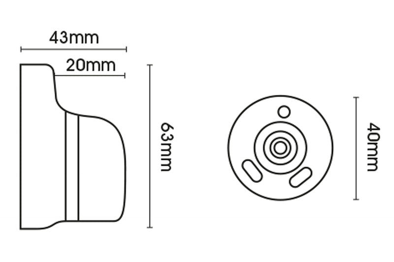 35mm Recess Bracket