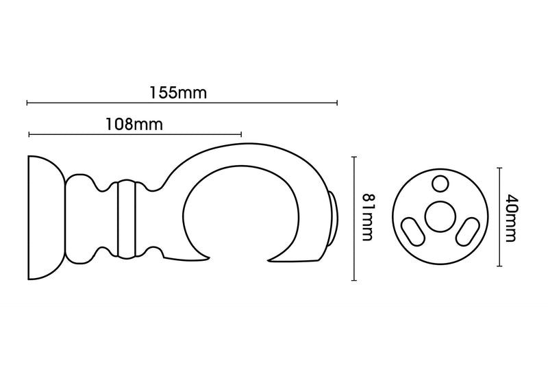 55mm Clasp Bracket