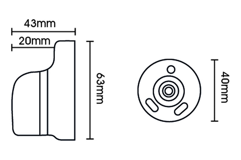 35mm Recess Bracket