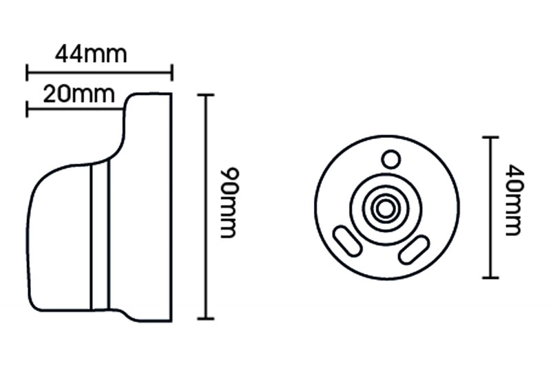 45mm Recess Bracket