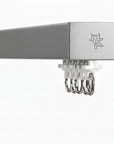 Silent Gliss 6970 Heavy Duty Curtain Track in Silver