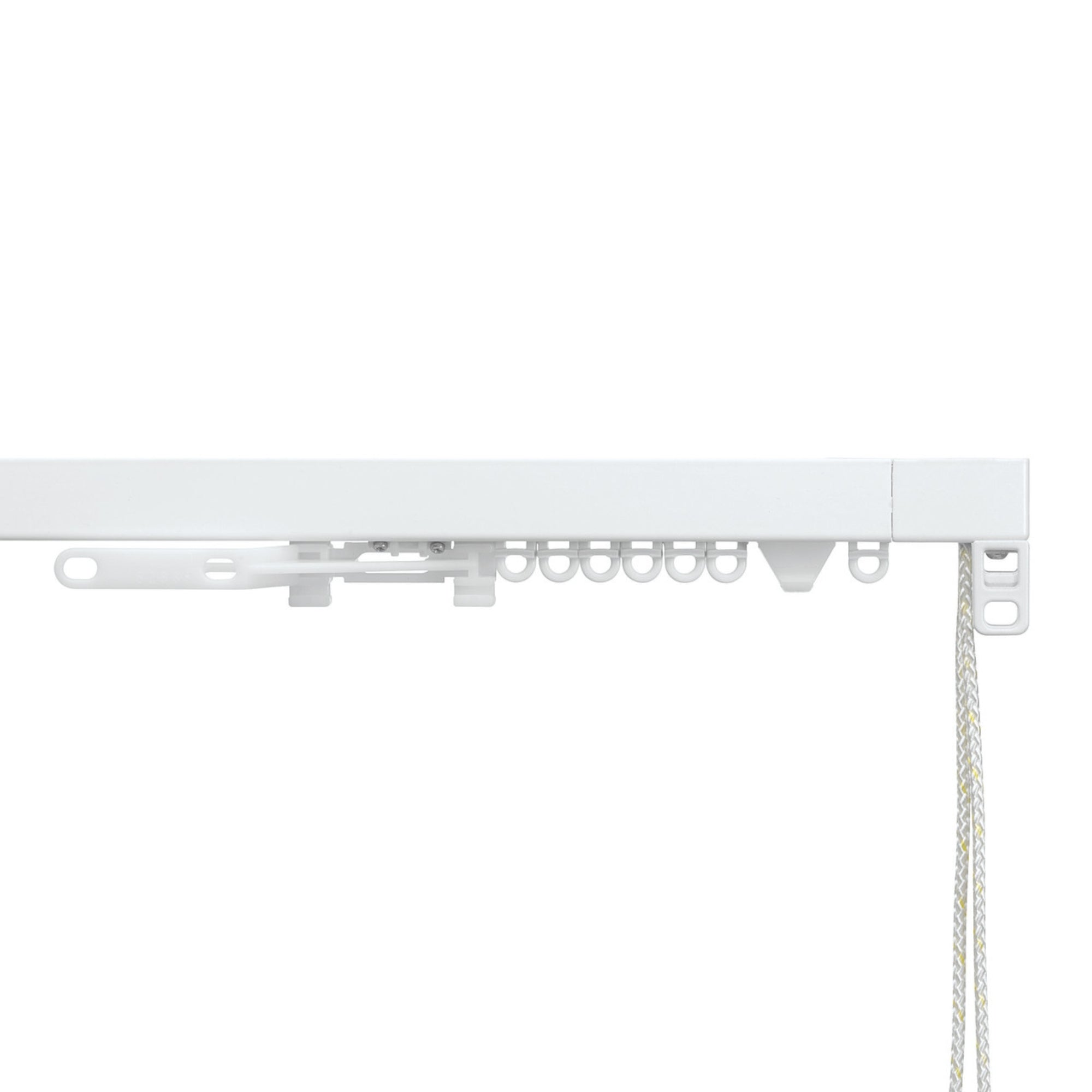 Silent Gliss 3870 Curtain Track in Matt White