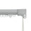 Silent Gliss 3840 Corded Curtain Track in Anodic Grey, end cap and gliders