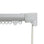 Silent Gliss 3840 Corded Curtain Track in Silver, end cap and gliders