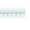 Silent Gliss 6010 Curtain Track in White, end cap and gliders