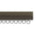 Silent Gliss 6840 Curtain Track in Antique Bronze, end cap and gliders