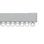 Silent Gliss 6870 Curtain Track in Anodic Grey, end cap and gliders